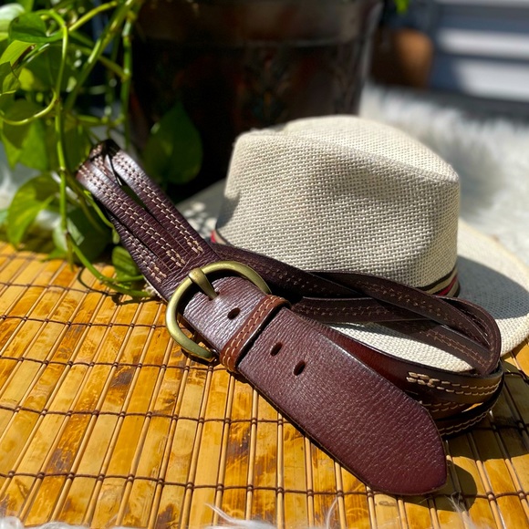 Linea Pelle Braided Leather Belt - Picture 9 of 10